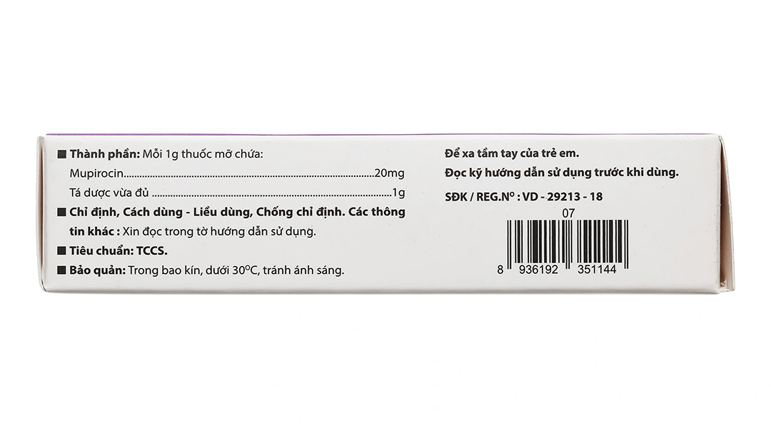 Thuốc mỡ bôi da Skinrocin VCP 2% điều trị nhiễm khuẩn ngoài da tuýp 5g - 3