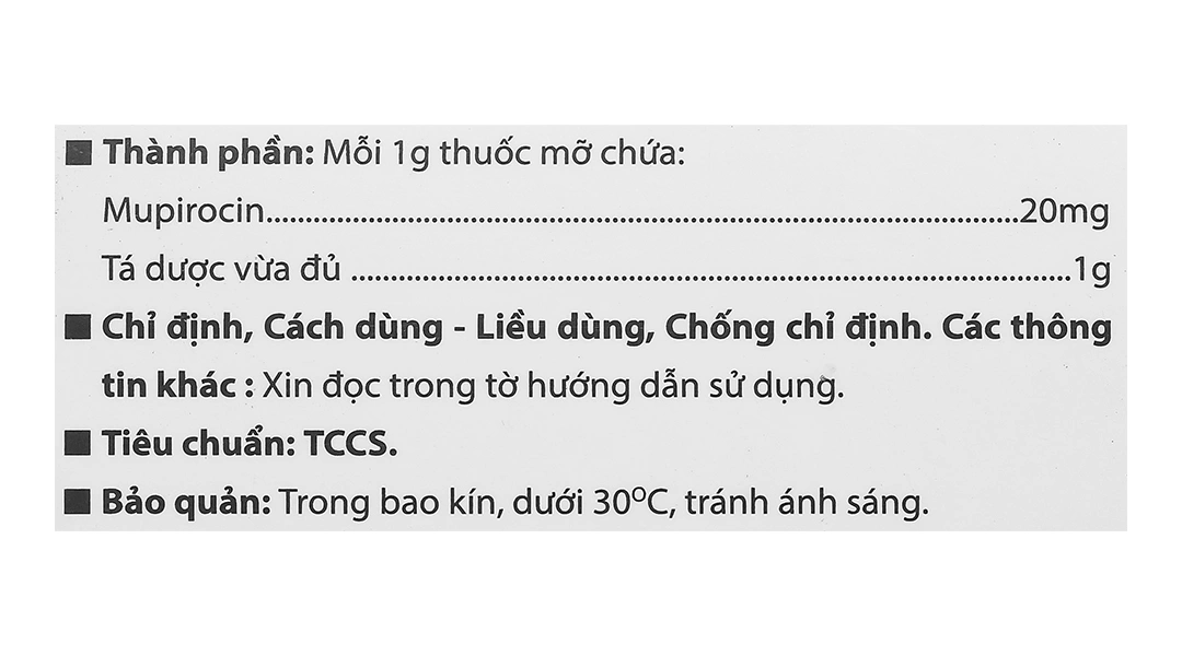 Thuốc mỡ bôi da Skinrocin VCP 2% điều trị nhiễm khuẩn ngoài da tuýp 5g - 4