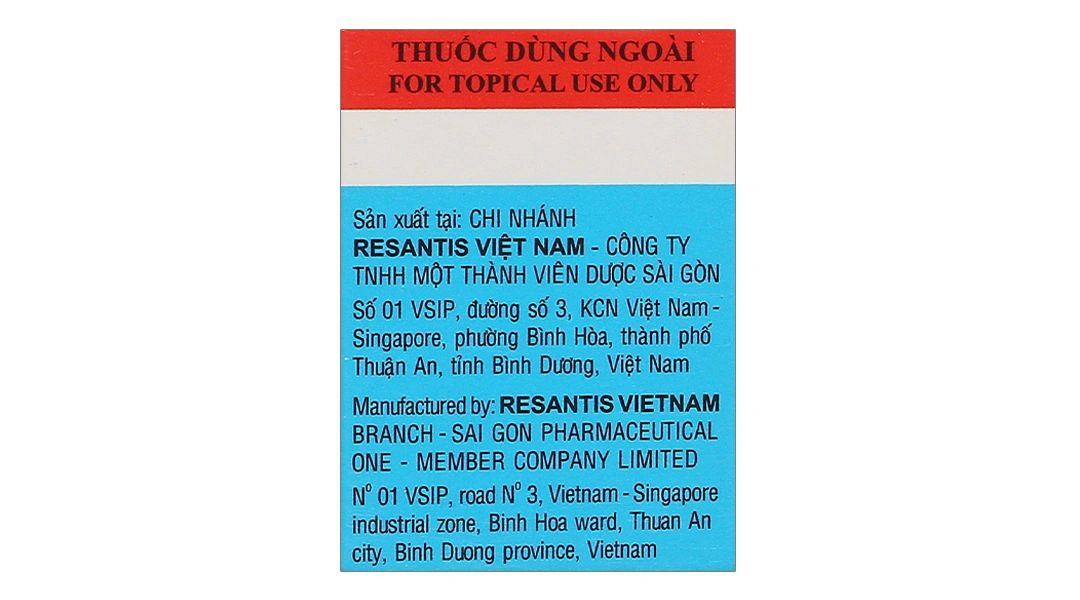 Kem bôi da Dexamethasone/Chloramphenicol 8g điều trị viêm da tiếp xúc chai 8g - 6