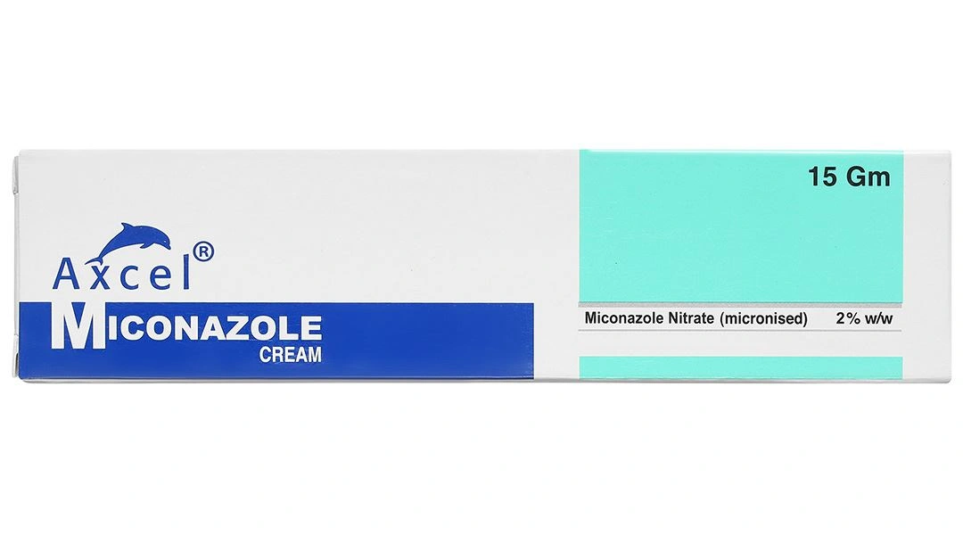 Axcel Miconazole Cream 2% điều trị nhiễm nấm ngoài da tuýp 15g - 1