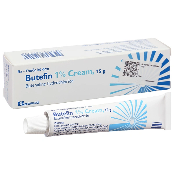 Butefin 1% Cream điều trị lang ben, nấm