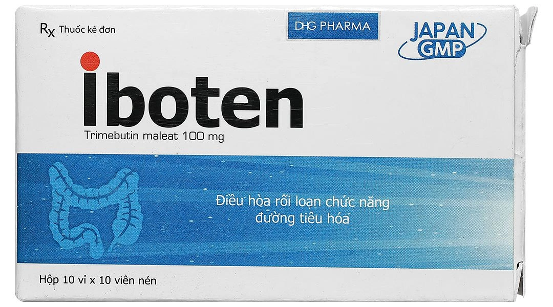 Iboten 100mg giảm đau do co thắt tiêu hóa (10 vỉ x 10 viên) - 1