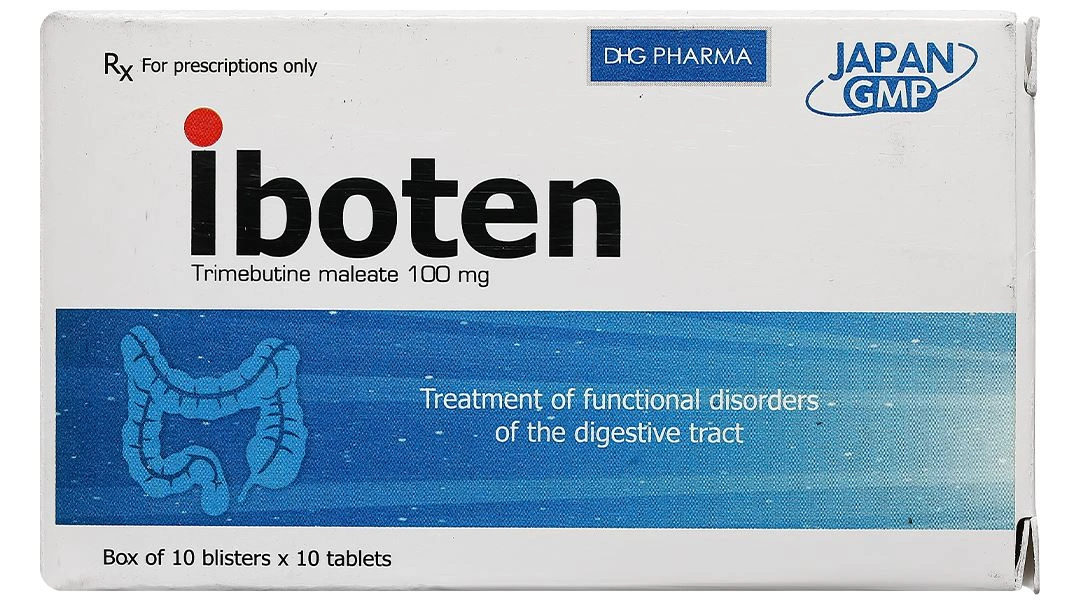 Iboten 100mg giảm đau do co thắt tiêu hóa (10 vỉ x 10 viên) - 2