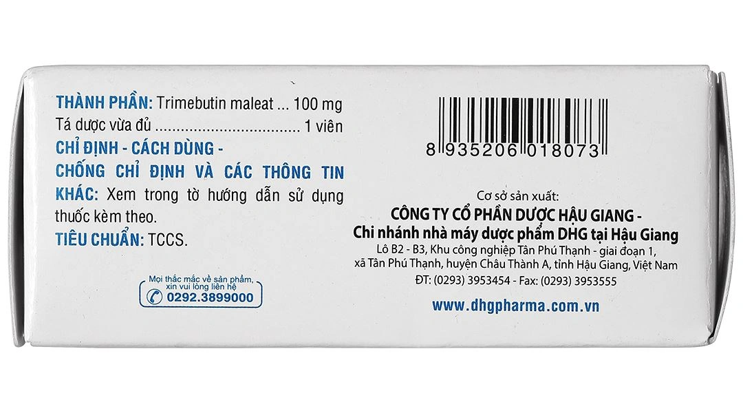 Iboten 100mg giảm đau do co thắt tiêu hóa (10 vỉ x 10 viên) - 3