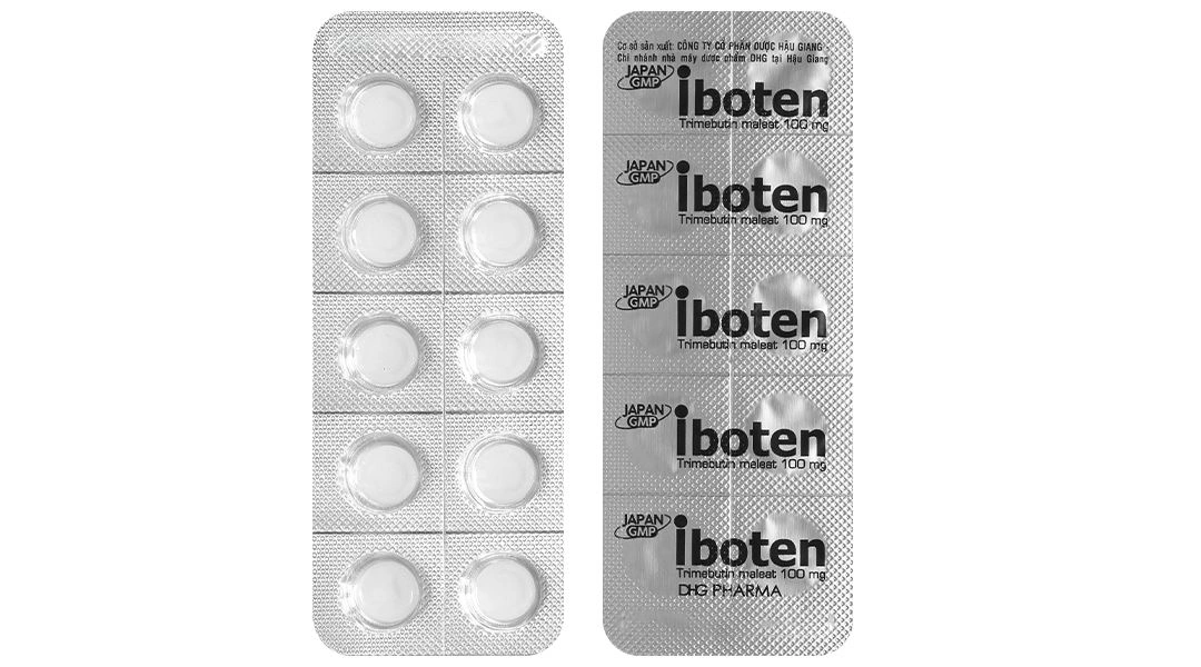 Iboten 100mg giảm đau do co thắt tiêu hóa (10 vỉ x 10 viên) - 6