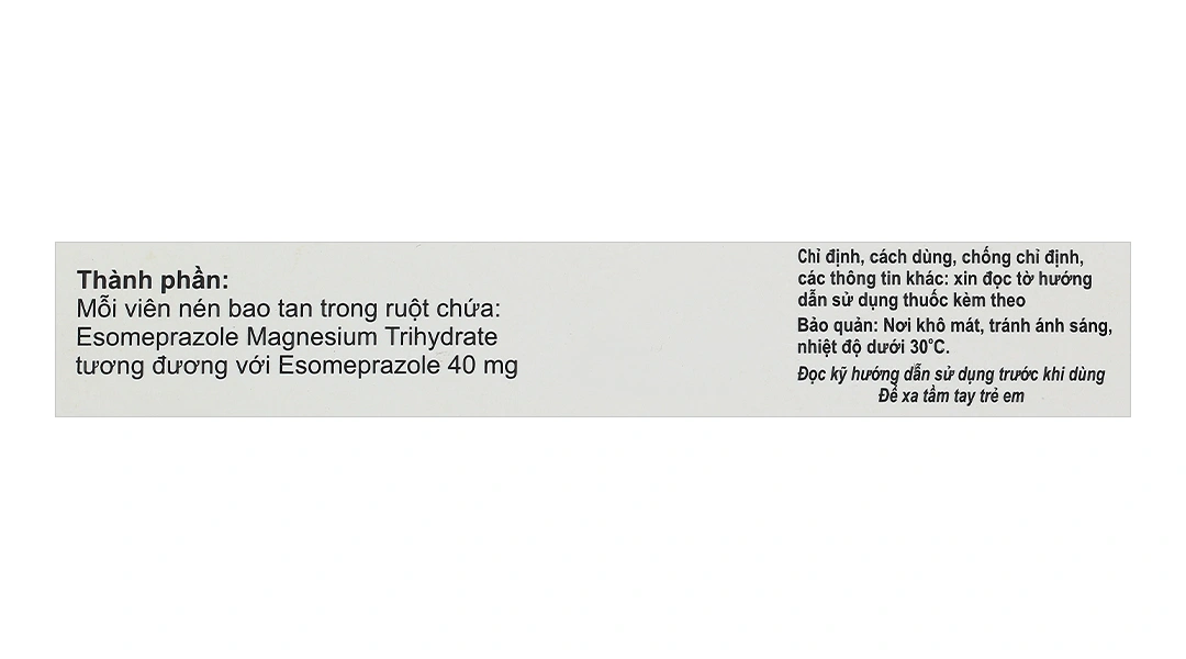 Somexwell-40 trị trào ngược dạ dày, thực quản (3 vỉ x 10 viên) - 5