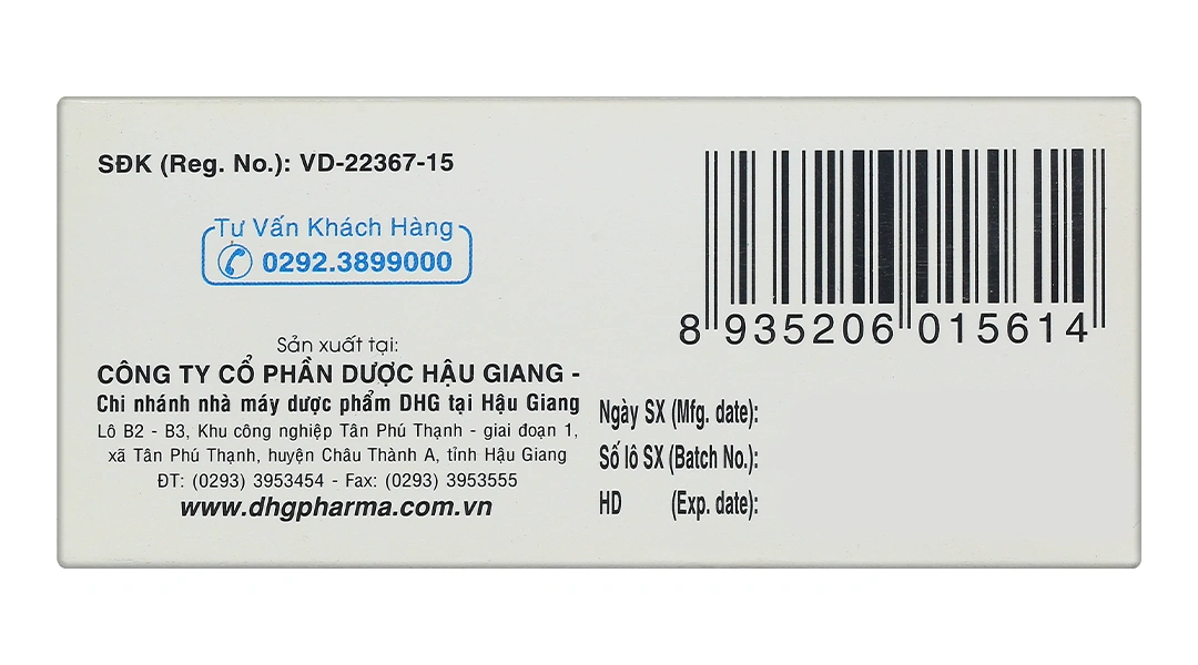 Fatodin 40 trị loét dạ dày, tá tràng (10 vỉ x 10 viên) - 2