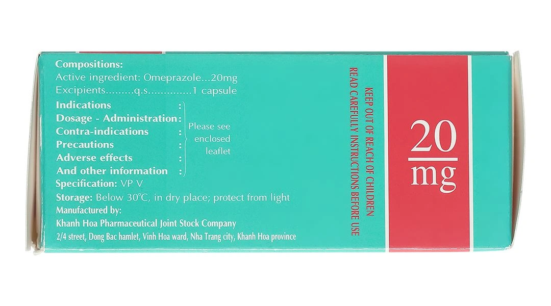 Kagasdine 20mg trị loét dạ dày, tá tràng (10 vỉ x 10 viên) - 3