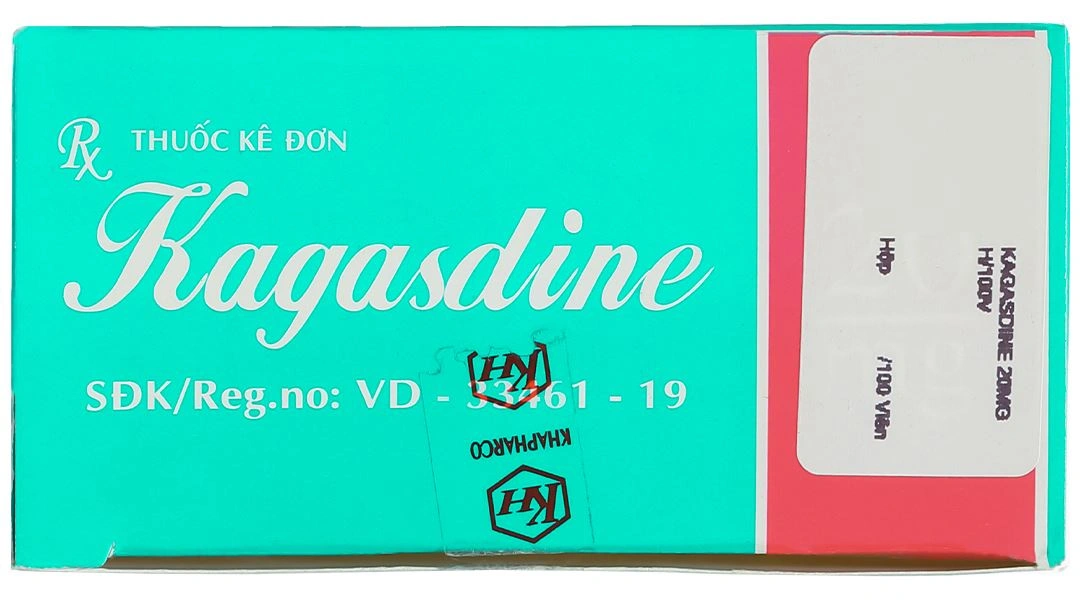 Kagasdine 20mg trị loét dạ dày, tá tràng (10 vỉ x 10 viên) - 4