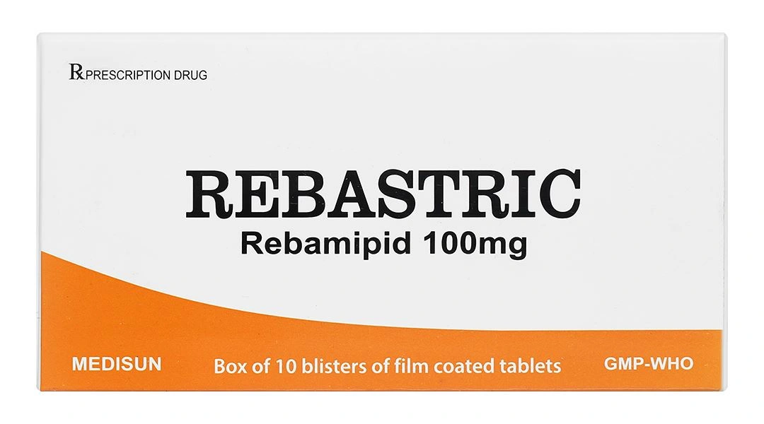 Rebastric 100mg điều trị loét, viêm dạ dày (10 vỉ x 10 viên) - 1