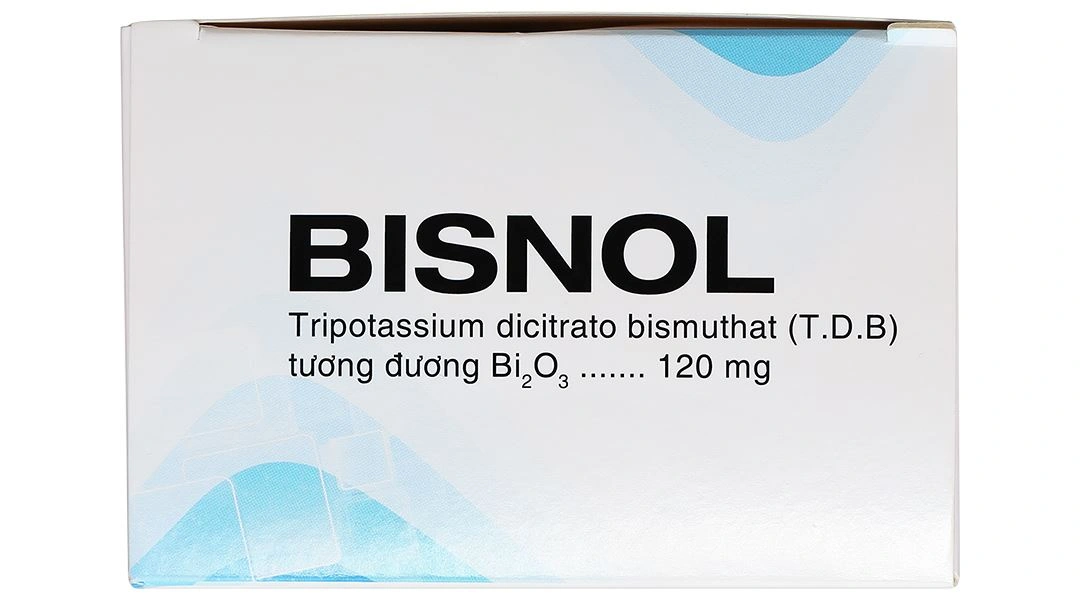 Bisnol 120mg trị viêm loét dạ dày, tá tràng (6 vỉ x 10 viên) - 6