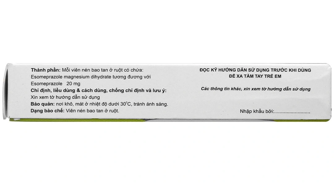 Sotig-20 trị trào ngược dạ dày, thực quản (3 vỉ x 10 viên) - 2