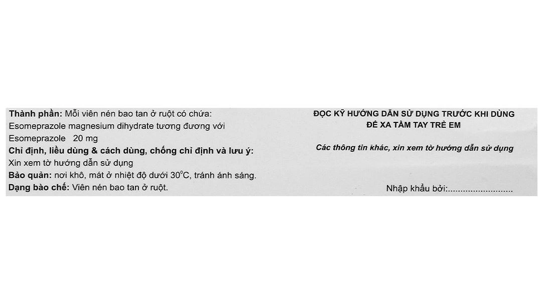 Sotig-20 trị trào ngược dạ dày, thực quản (3 vỉ x 10 viên) - 5
