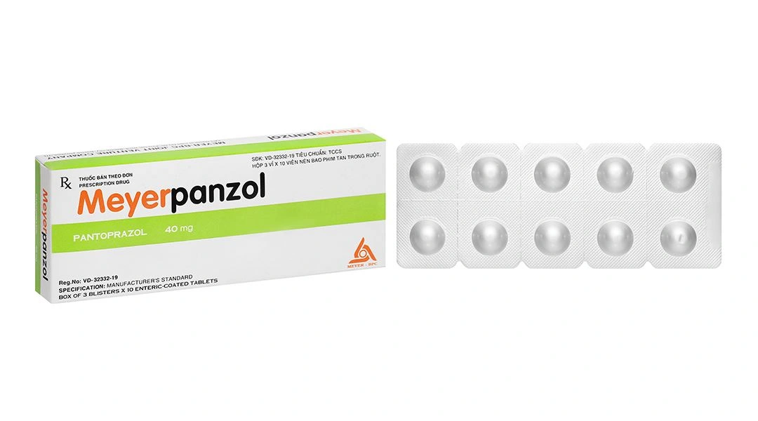 Meyerpanzol 40mg trị viêm thực quản trào ngược (3 vỉ x 10 viên) - 