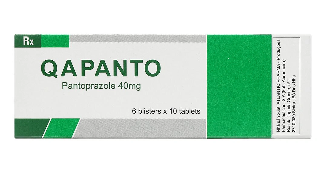 Qapanto 40mg trị loét dạ dày, tá tràng (6 vỉ x 10 viên) - 1