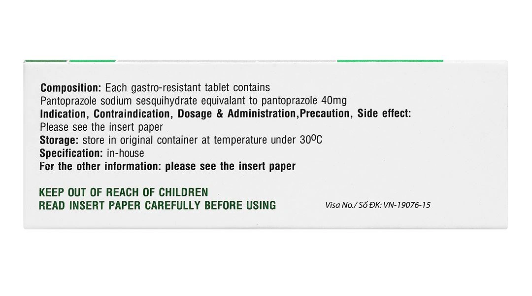 Qapanto 40mg trị loét dạ dày, tá tràng (6 vỉ x 10 viên) - 3