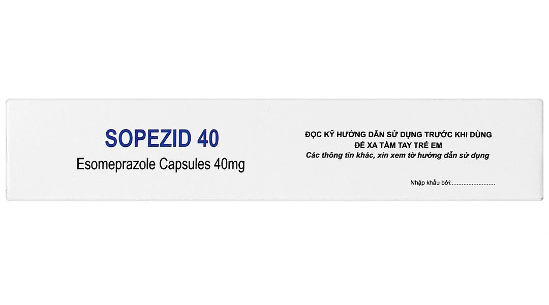 Sopezid 40 điều trị trào ngược dạ dày - thực quản (3 vỉ x 10 viên) - 4
