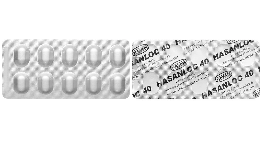 Hasanloc 40 điều trị loét dạ dày - tá tràng (3 vỉ x 10 viên) - 4