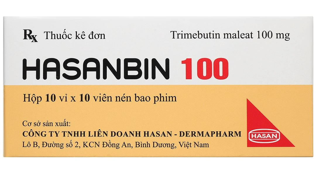 Hasanbin 100 điều trị đau do rối loạn chức năng đường tiêu hóa (10 vỉ x 10 viên) - 1