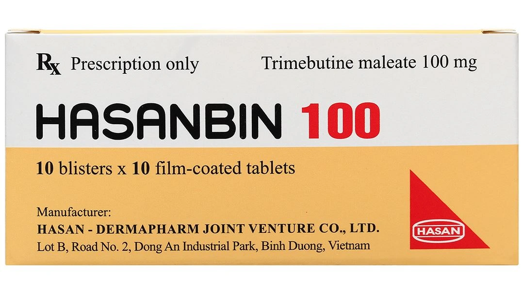 Hasanbin 100 điều trị đau do rối loạn chức năng đường tiêu hóa (10 vỉ x 10 viên) - 2