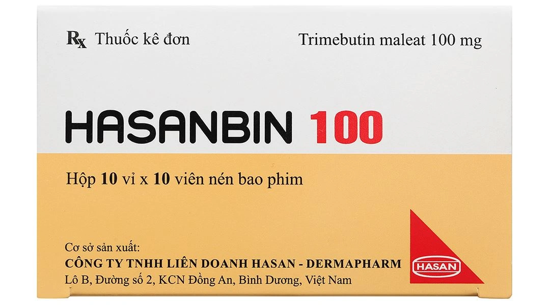 Hasanbin 100 điều trị đau do rối loạn chức năng đường tiêu hóa (10 vỉ x 10 viên) - 4