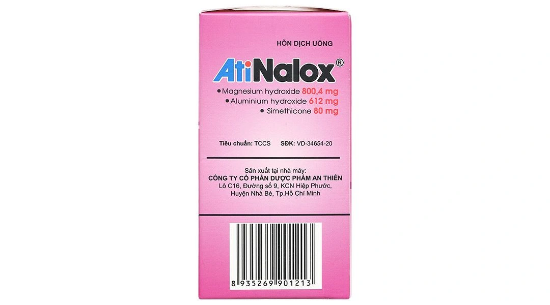 Atinalox 15g điều trị viêm loét dạ dày - tá tràng cấp, mạn tính (20 gói x 15g) - 5