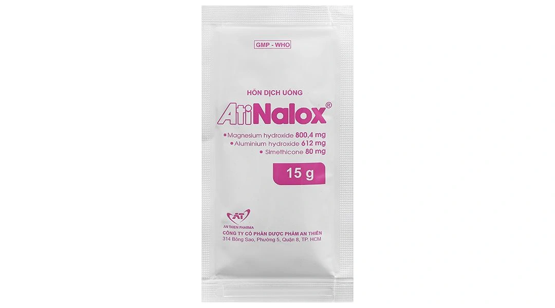 Atinalox 15g điều trị viêm loét dạ dày - tá tràng cấp, mạn tính (20 gói x 15g) - 7