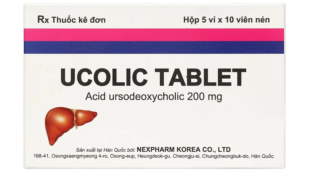 Ucolic Tablet 200mg hỗ trợ điều trị bệnh lý về gan mật (5 vỉ x 10 viên) - 1
