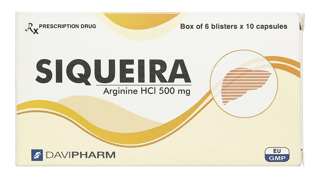 Siqueira 500mg trị tăng amoniac huyết (6 vỉ x 10 viên) - 1