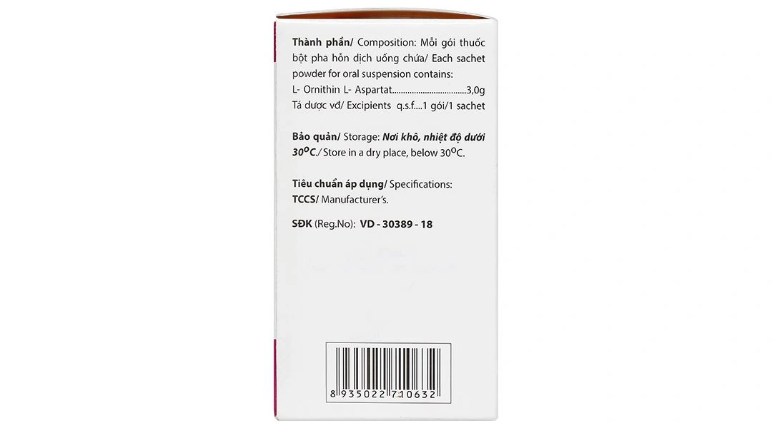 Bột pha hỗn dịch uống Mezathin S 3g tăng giải độc Amoniac ở gan (10 gói x 5g) - 3