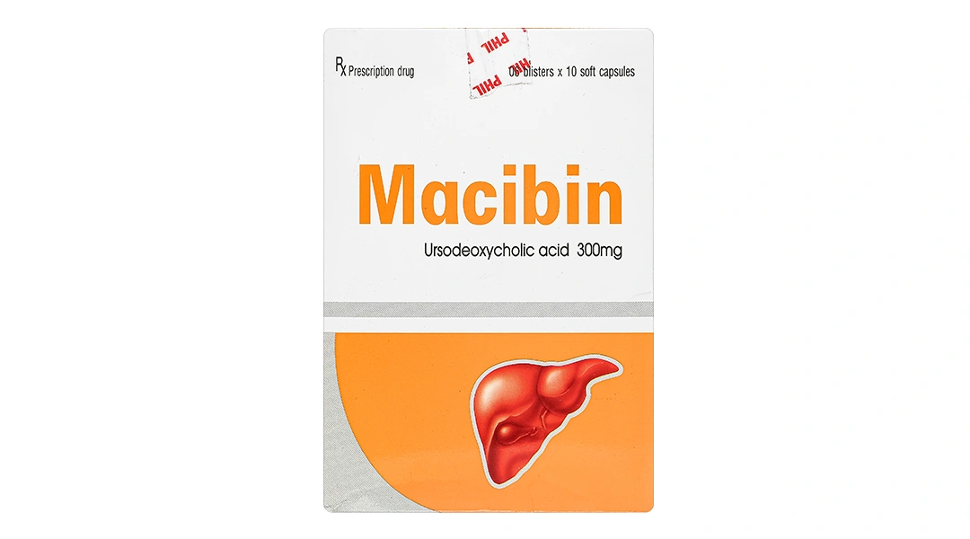 Macibin 300mg làm tan sỏi mật giàu cholesterol (6 vỉ x 10 viên) - 1
