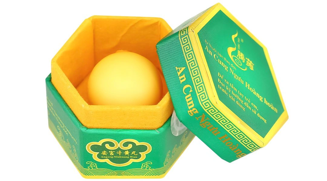 An Cung Ngưu Hoàng Hoàn thanh nhiệt, giải độc hộp 1 viên - 8