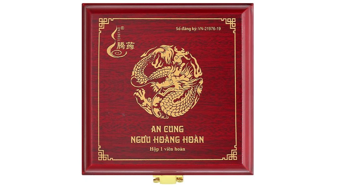 An Cung Ngưu Hoàng Hoàn thanh nhiệt, giải độc hộp 1 viên - 2