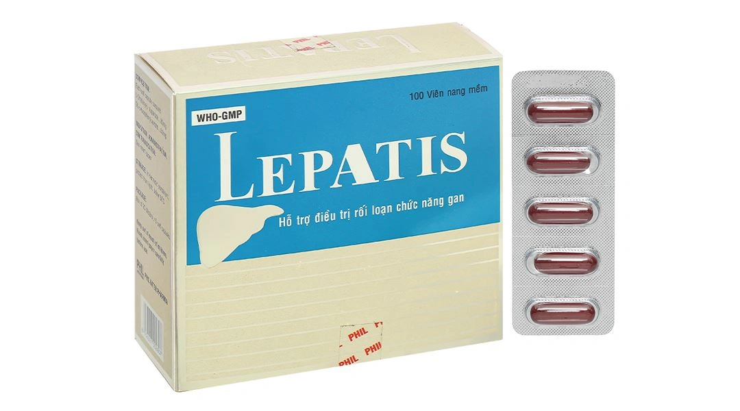 Lepatis hỗ trợ điều trị rối loạn chức năng gan (20 vỉ x 5 viên) - 