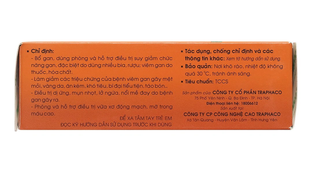 Viên bao phim Boganic hỗ trợ trị suy giảm chức năng gan, viêm gan (5 vỉ x 20 viên) - 2