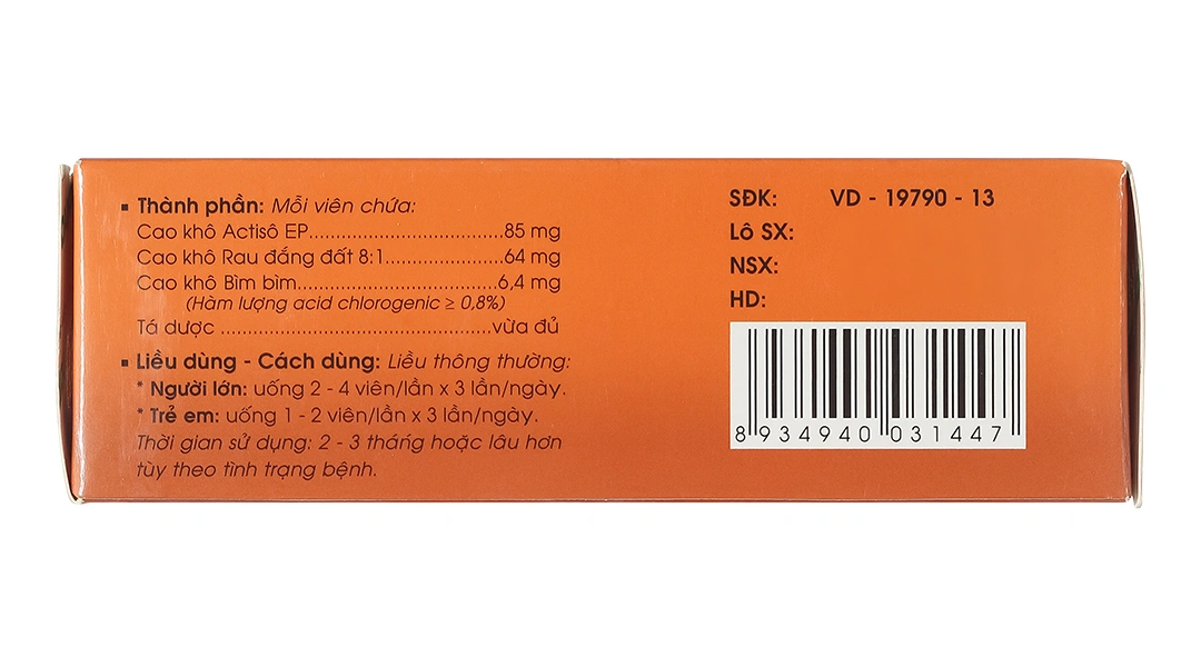Viên bao phim Boganic hỗ trợ trị suy giảm chức năng gan, viêm gan (5 vỉ x 20 viên) - 3