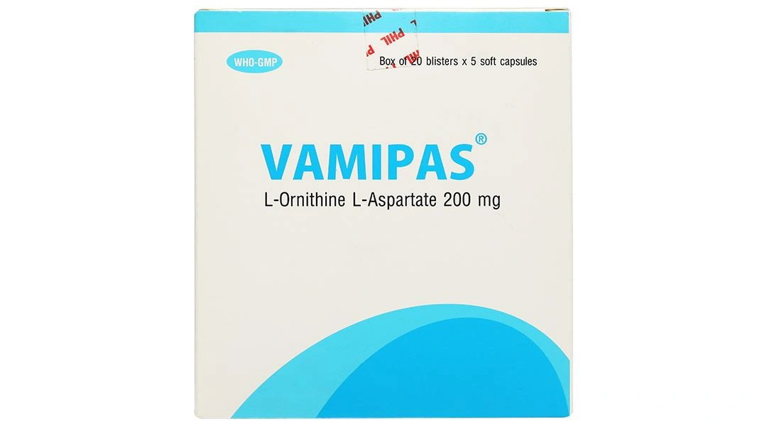 Vamipas 200mg điều trị hỗ trợ và duy trì các bệnh về gan (20 vỉ x 5 viên) - 1