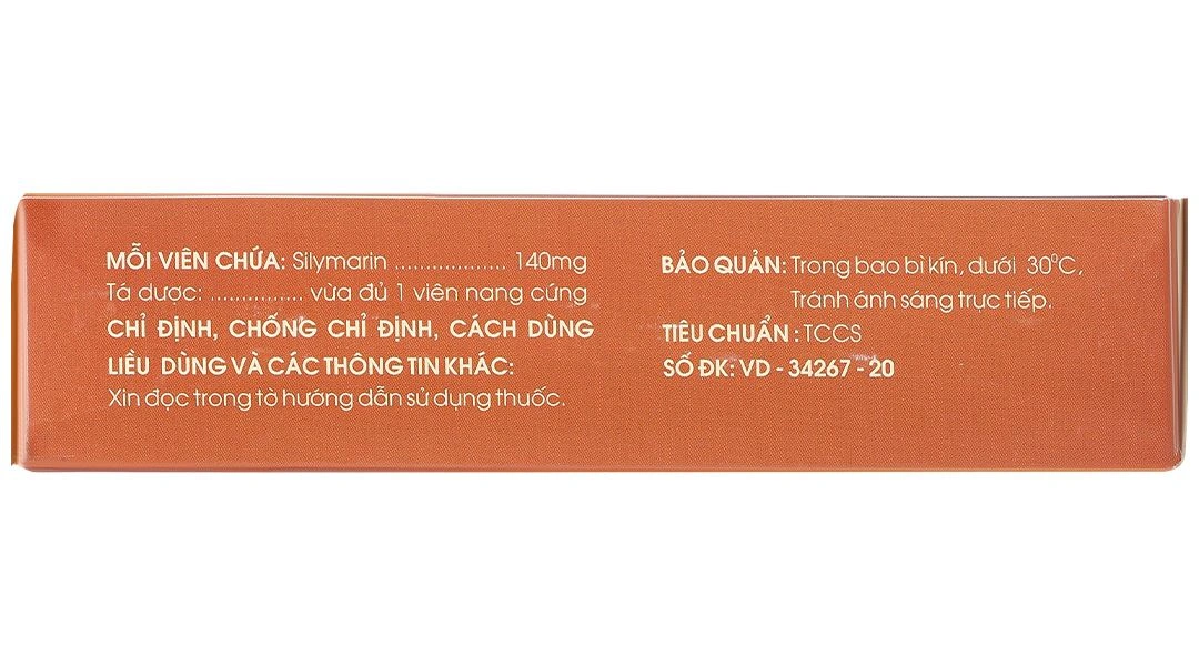 Phabadarin 140 hỗ trợ bảo vệ tế bào gan (3 vỉ x 10 viên) - 3