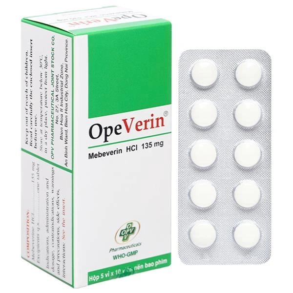 OpeVerin 135mg trị hội chứng ruột kích thích