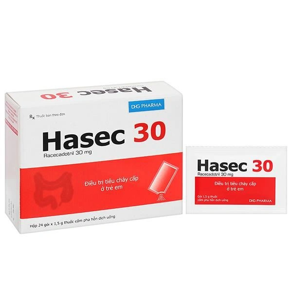Thuốc cốm Hasec 30 điều trị triệu chứng tiêu chảy cấp ở trẻ em