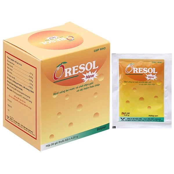 Muối uống Oresol New Bidiphar bù nước và điện giải