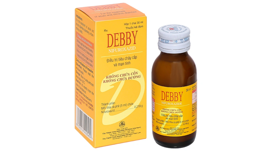 Hỗn dịch uống Debby điều trị tiêu chảy cấp và mạn tính chai 30ml - 