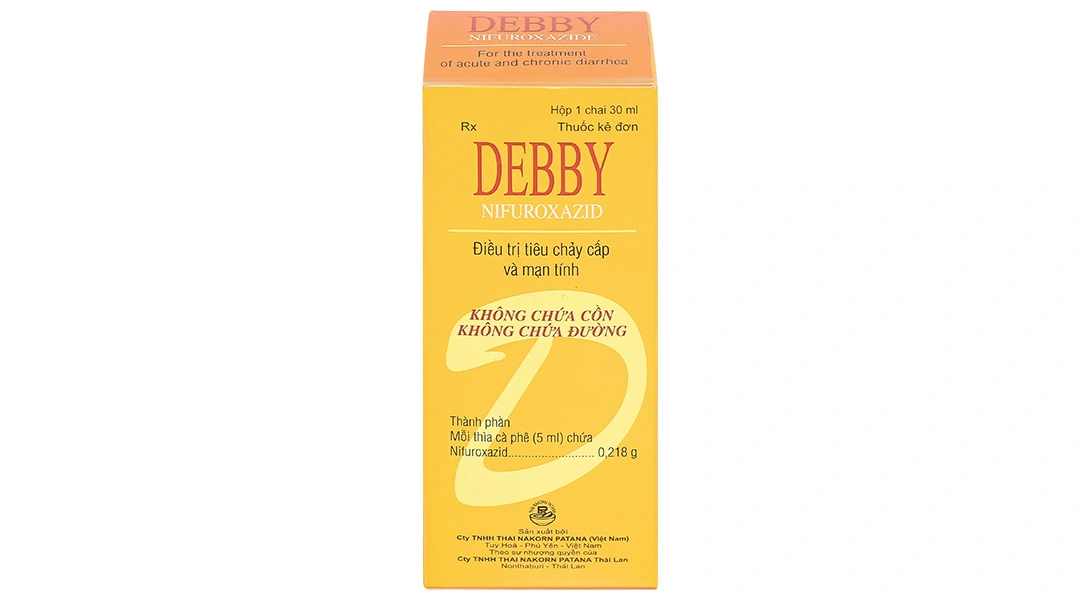 Hỗn dịch uống Debby điều trị tiêu chảy cấp và mạn tính chai 30ml - 1