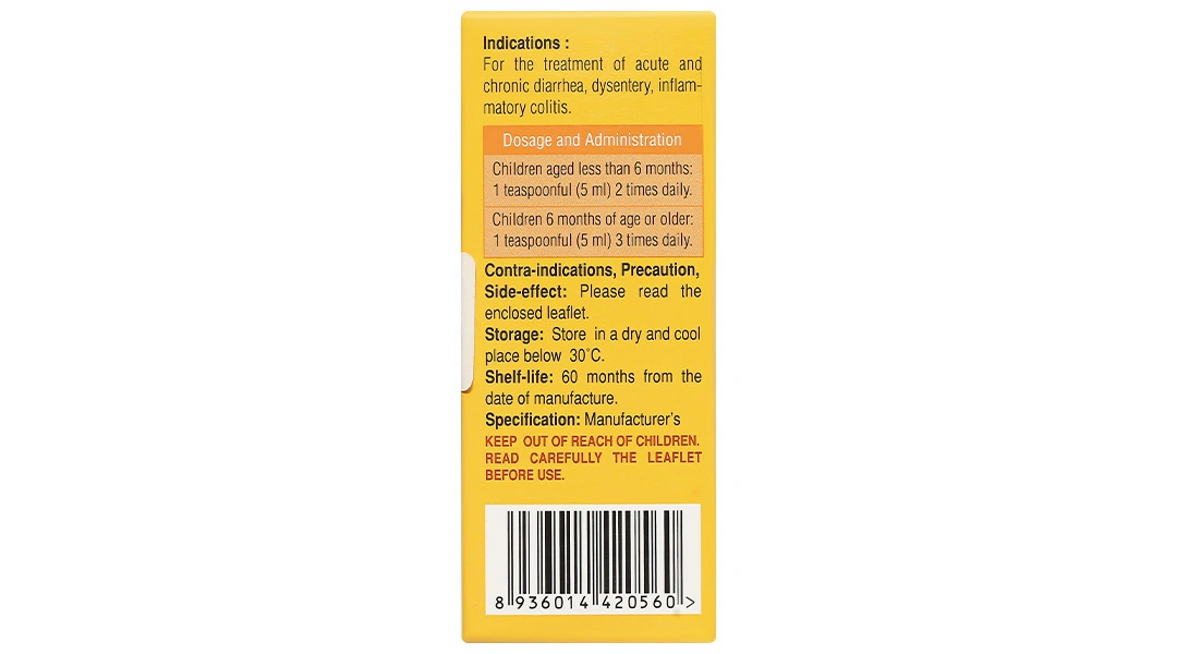 Hỗn dịch uống Debby điều trị tiêu chảy cấp và mạn tính chai 30ml - 2