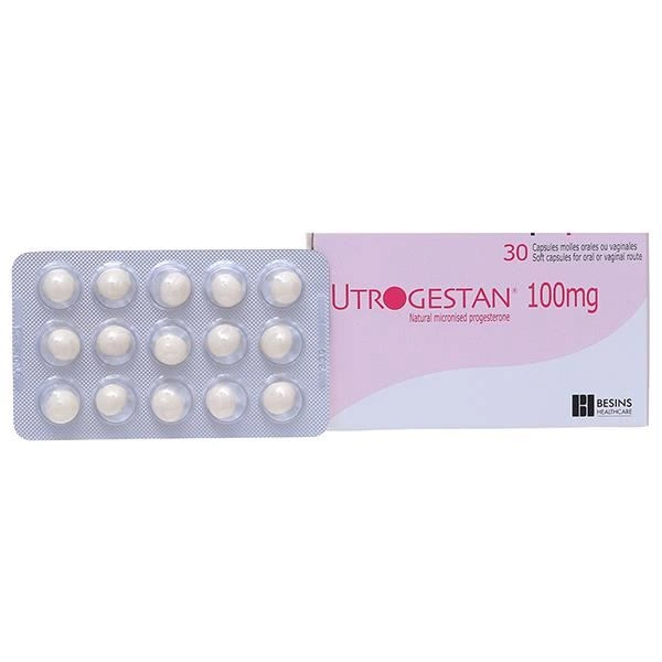 Utrogestan 100mg trị vô sinh, dọa sảy thai