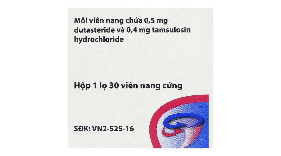 Duodart 0.5mg/0.4mg điều trị phì đại lành tính tuyến tiền liệt lọ 30 viên - 4