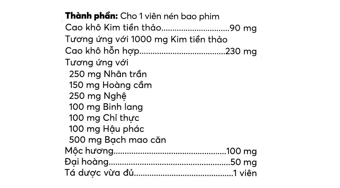Bài Thạch Danapha điều trị sỏi thận, sỏi mật lọ 45 viên - 7
