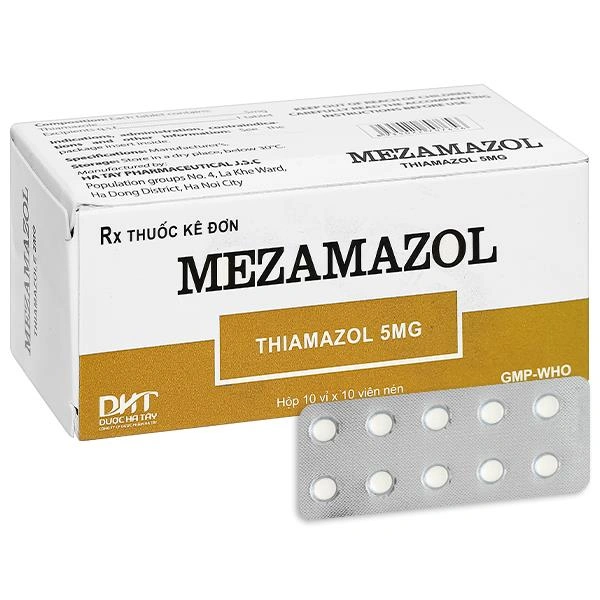 Mezamazol 5mg điều trị cường giáp