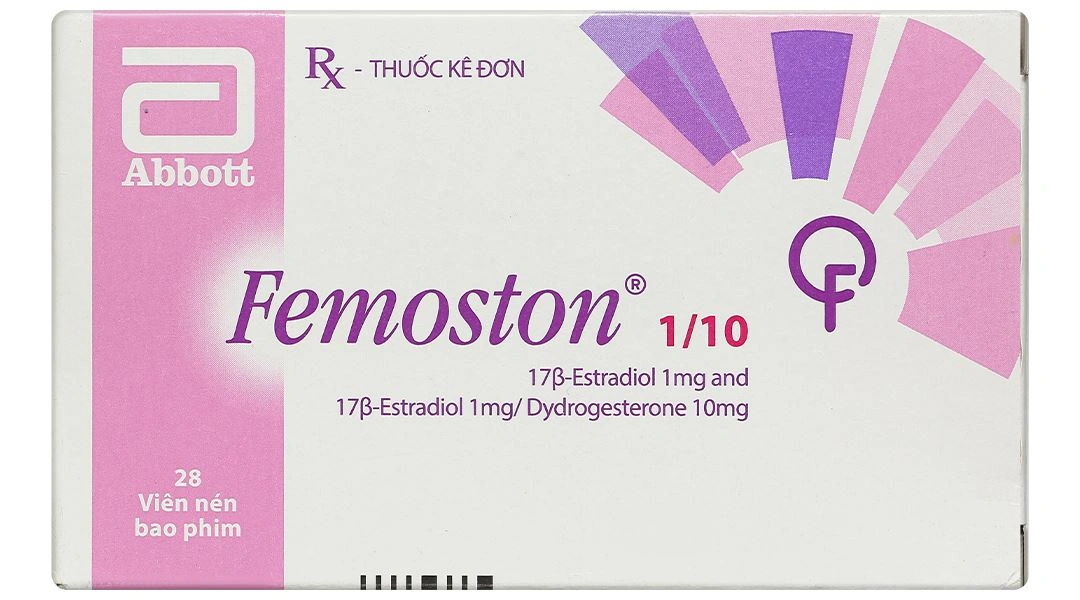 Femoston 1/10 điều trị thiếu hụt nội tiết tố nữ estrogen (1 vỉ x 28 viên) - 1