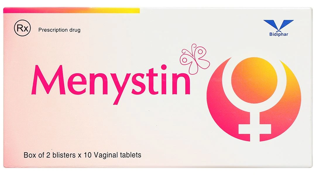 Thuốc đặt Menystin điều trị viêm âm đạo do Trichomonas, nấm Candida (2 vỉ x 10 viên) - 2